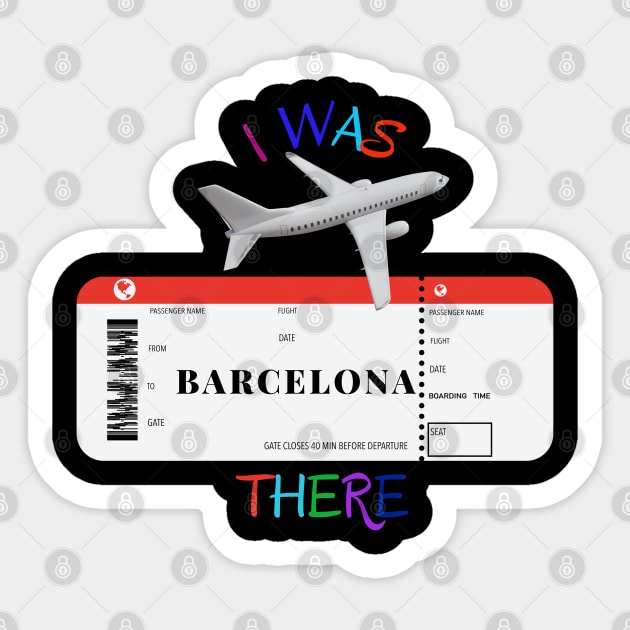 Souvenir from Barcelona. Take a piece of Barcelona with You. Sticker by MariooshArt